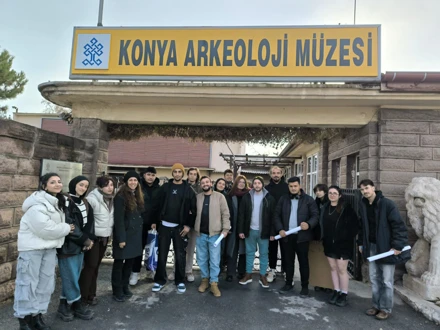 Konya Arkeoloji Müzesine Teknik Gezi Gerçekleştirildi